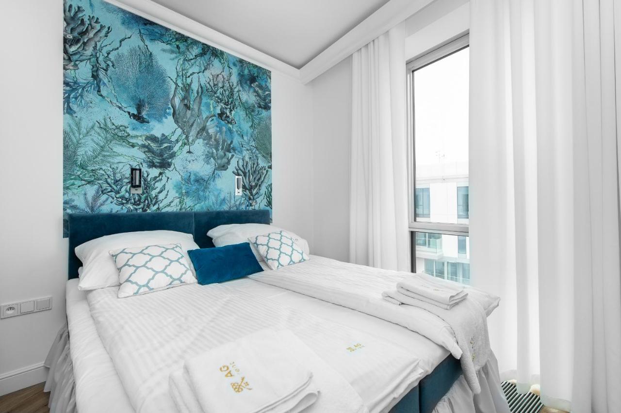 Yacht Park Premium Apartment Sea View 格丁尼亚 外观 照片