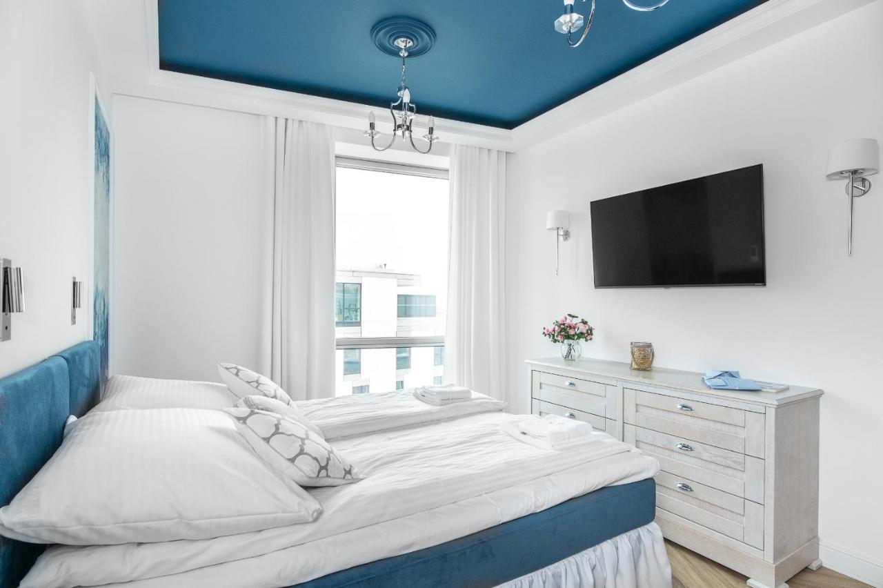 Yacht Park Premium Apartment Sea View 格丁尼亚 外观 照片