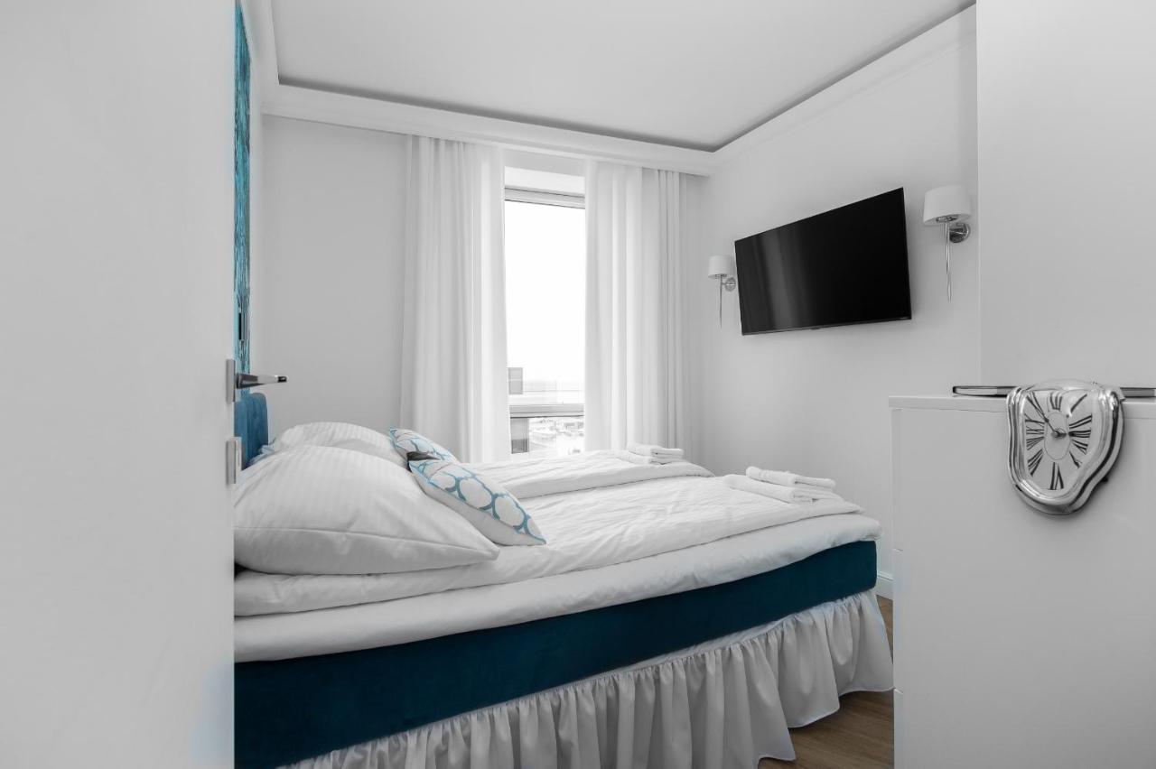 Yacht Park Premium Apartment Sea View 格丁尼亚 外观 照片